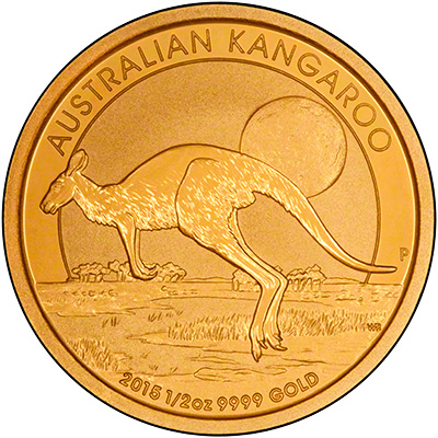 Reverse of 2015 Half Ounce Gold Nugget