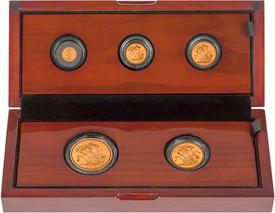 2015 Gold Proof Five Coin Sovereign Set in Presentation Box