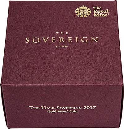 2017 proof sovereign in presentation box