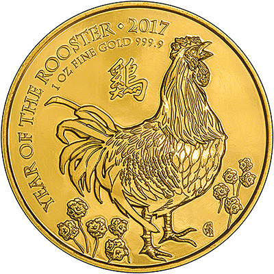 2017 UK Year of the Rooster Coins
