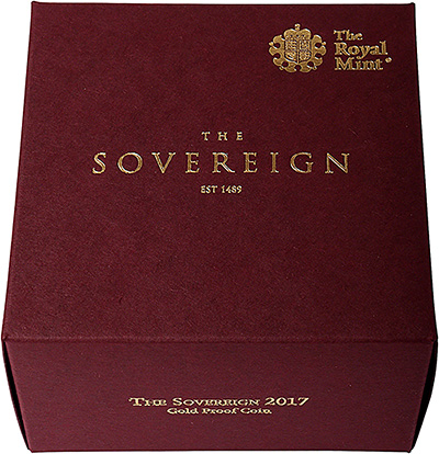2017 proof sovereign in presentation box