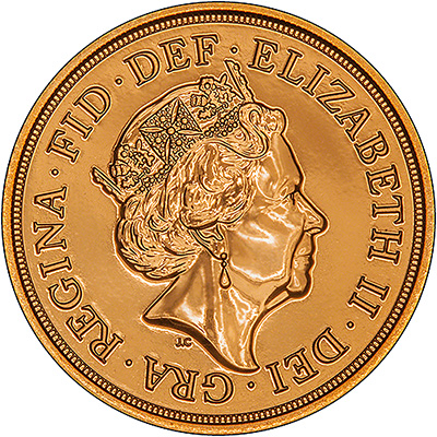 Obverse of 2017 Sovereign