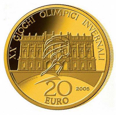 Reverse of Italian Gold €50