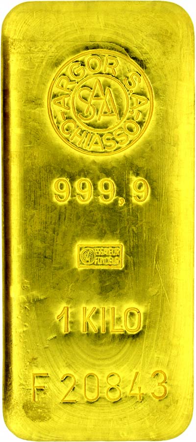 Argor Chinasso 1 Kilogram Gold Bar