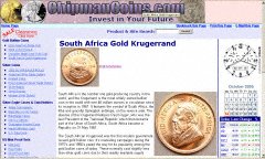 Chipman Coins Krugerrands Page