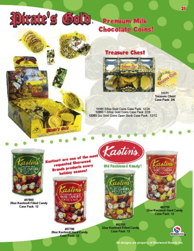 Pirate's Gold Coins & Kastins from Sherwood Brands