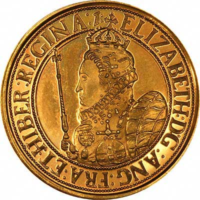 Obverse of Elizabeth I Replica Coin