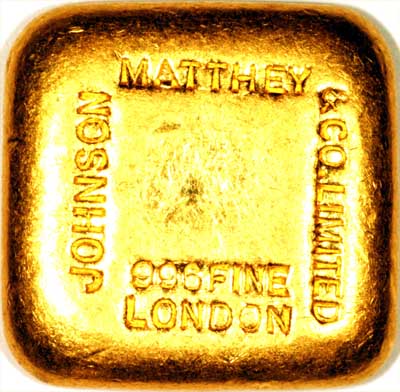 0.996 Fine Gold Tola Bar by Johnson Matthey
