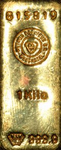 Metaux Precieux 1 Kilo Gold Bar