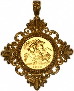 1982 Half Sovereign Pendant