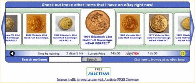 Stuff565 Close-up of Auctiva Gallery Complete with Our 1979 Sovereign Image