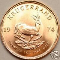 Reverse of Our 1974 Krugerrand Photo As Used by Treasureminx